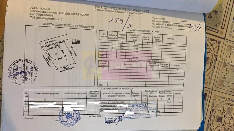 Berevoiesti / AG -  teren 834 mp de vz in zona pensiunii Perla Rausor